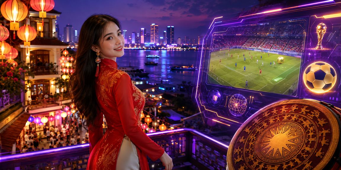 Người dùng Hà Nội mặc áo dài theo dõi kèo esports và nhận ưu đãi trên u66