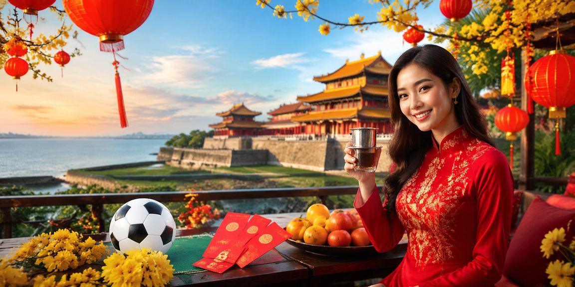 Người dùng Huế theo dõi kèo bóng đá và đặt cược thể thao qua điện thoại khi uống cà phê